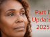 Portrait of a senior woman with red text that reads Part B Updates 2025, symbolizing Medicare coverage updates and healthcare planning.